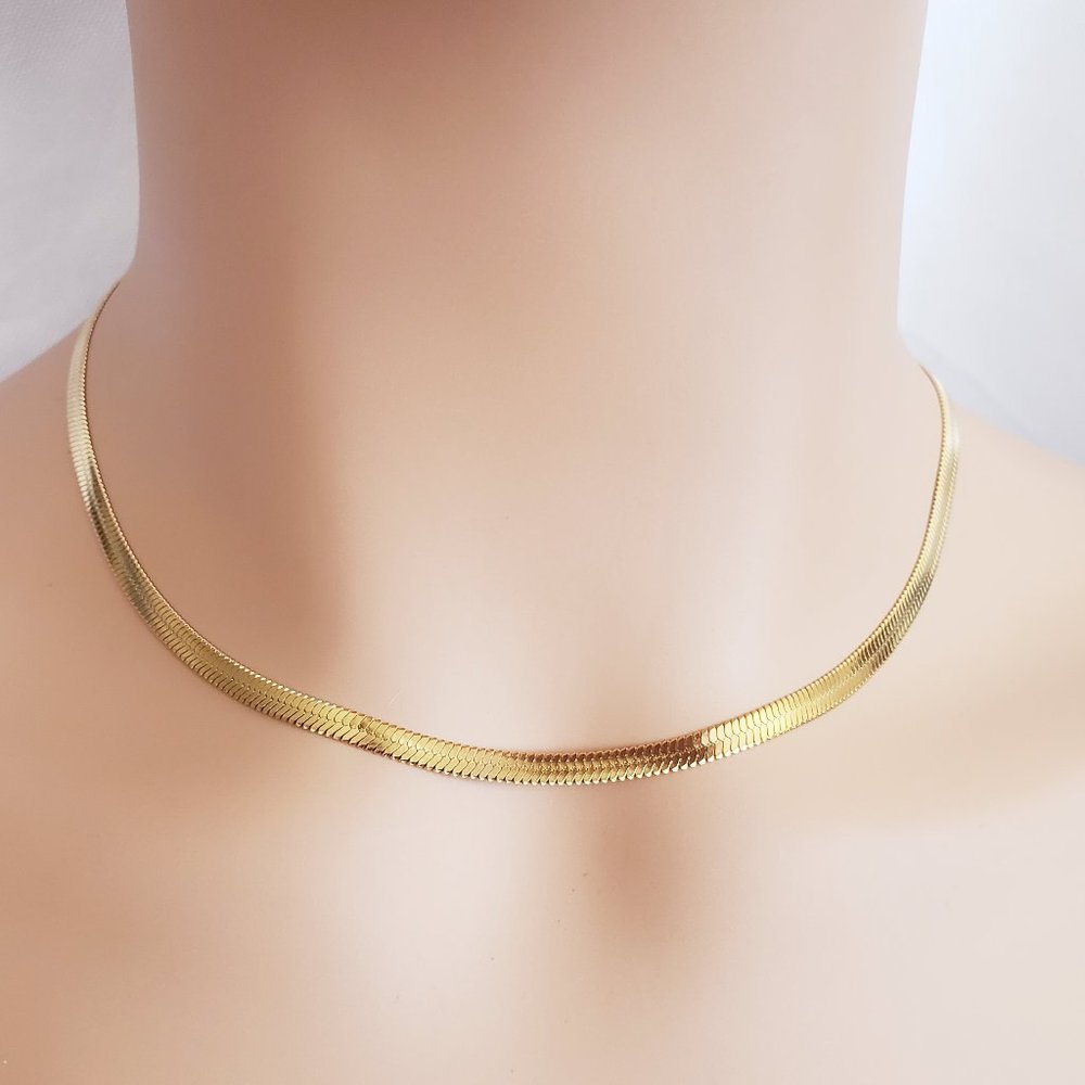 Herringbone Flat Necklace